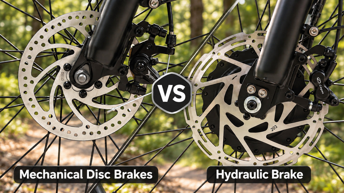 Hydraulic vs Mechanical Disc Brakes on E-Bikes: Which Is Better?