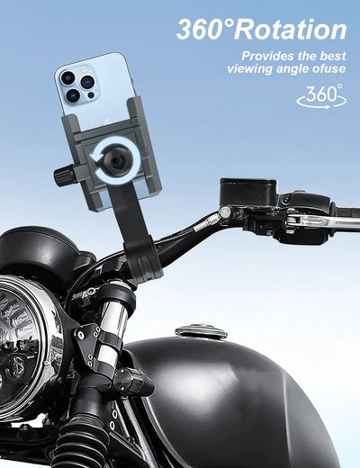 Electric bicycle mobile phone holder