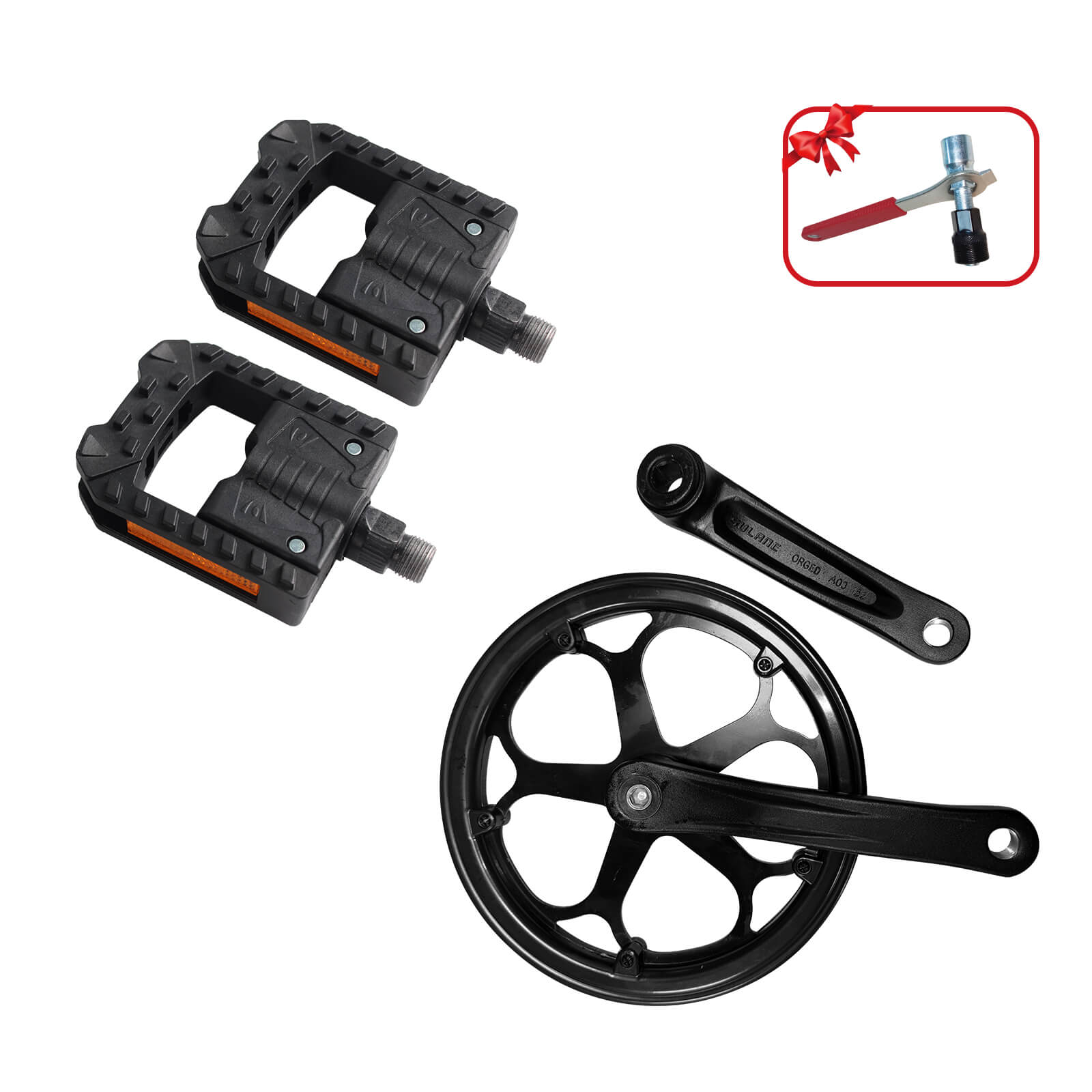 FW11/FW11S 3.0 Bike Crankset And Pedals